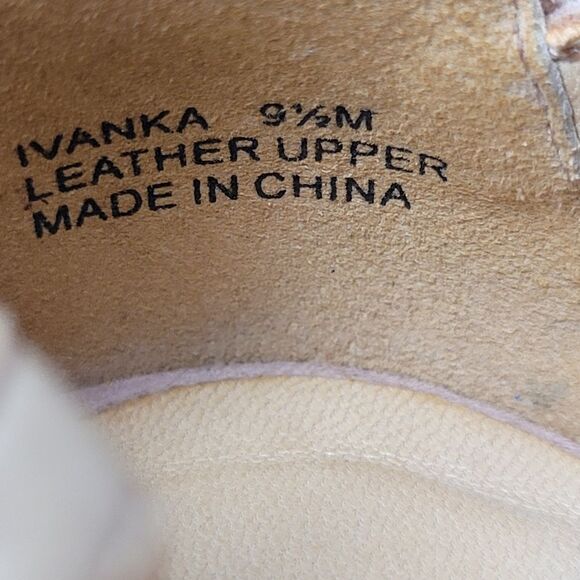 L'Amour Des Pieds Ivanka Womens Size 9.5Beige Suede Wedge Platform Sandals Heels - Picture 7 of 8